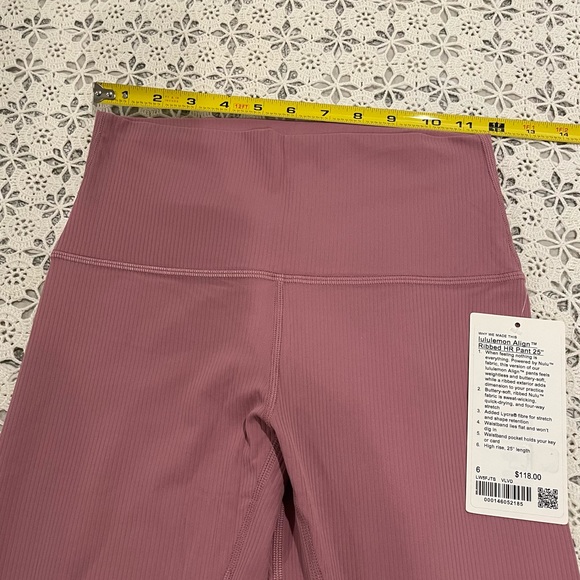 NWT lululemon Align ™M Ribbed HR Pant 25" 6 (FINAL PRICE) #1125 - Picture 6 of 10
